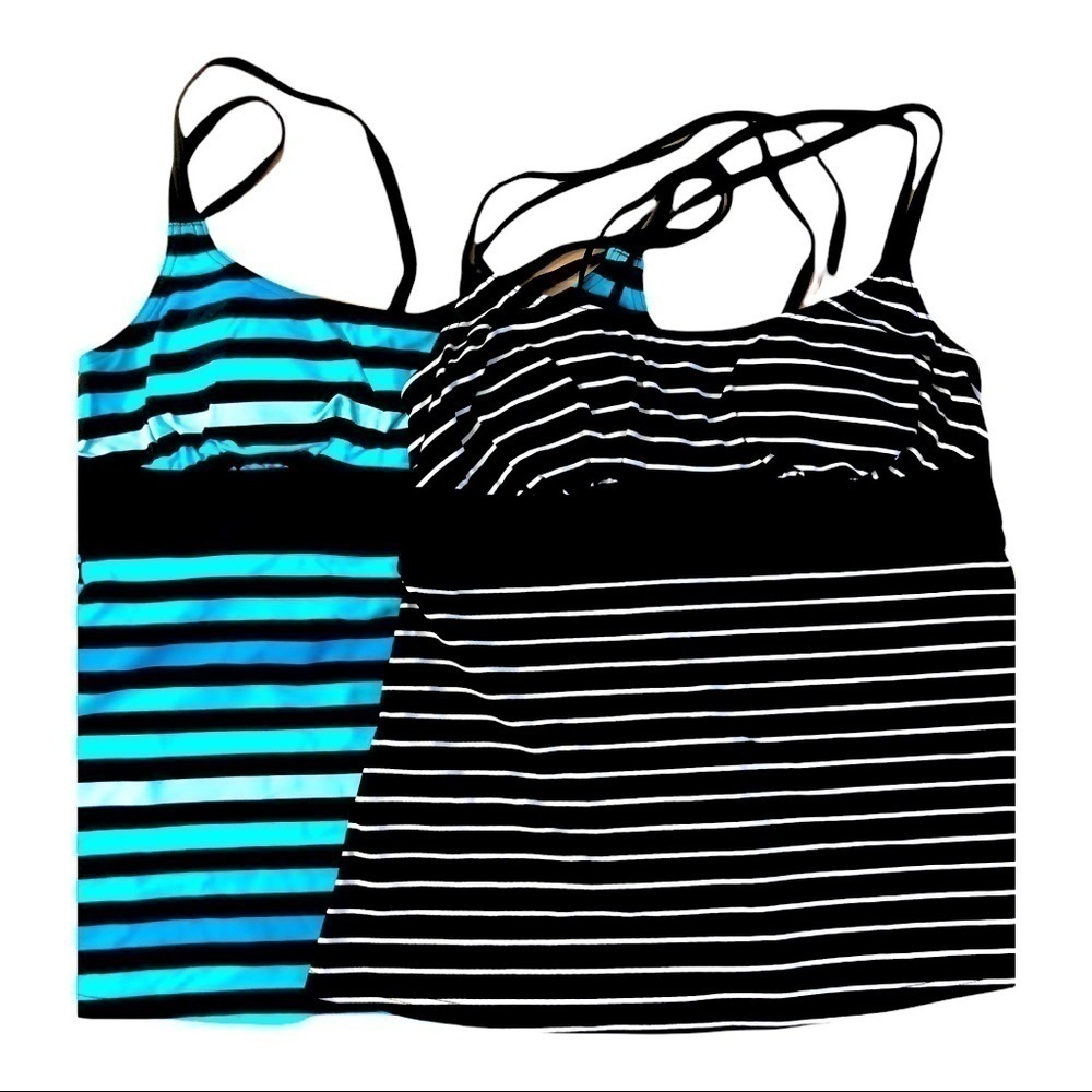 Tropical Escape 2 pcs Tankinis Size 6